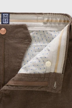 MOVE - Flannel chinos med stræk