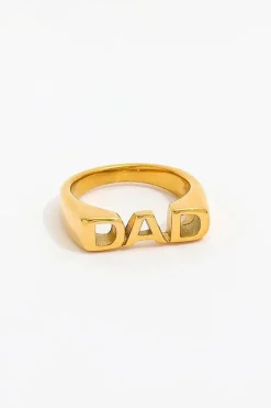 muun studios DAD Ring - 18K Gold Plated