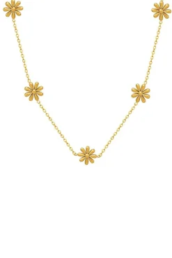 muun studios Daisy Necklace - 18K Gold Plated