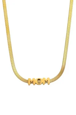 muun studios MOM Snake Necklace - 18K Gold Plated