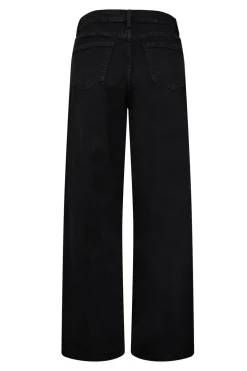 Mynthe - Strækbare denim jeans med brede ben