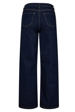 Mynthe - Strækbare denim jeans med brede ben