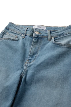 Mynthe - Strækbare denim jeans med brede ben