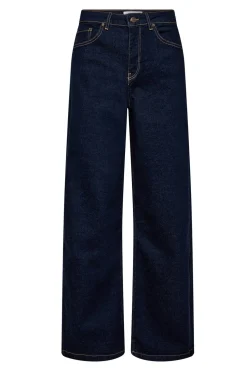Mynthe - Strækbare denim jeans med brede ben