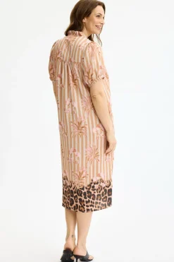 Nick - Kjole med leopardprint