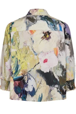 NUANNALI - Skjorte med abstrakt print