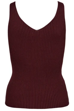 NUCERYS - Cropped top med ribstruktur