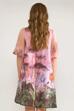 NUFOREST - Kjole med detaljeret blomsterprint