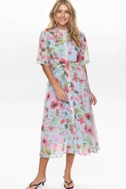NUKYNDALL NEW - Kortærmet kjole med blomsterprint