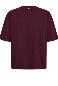NUTENIA - Boxy t-shirt med broderede naturmotiver
