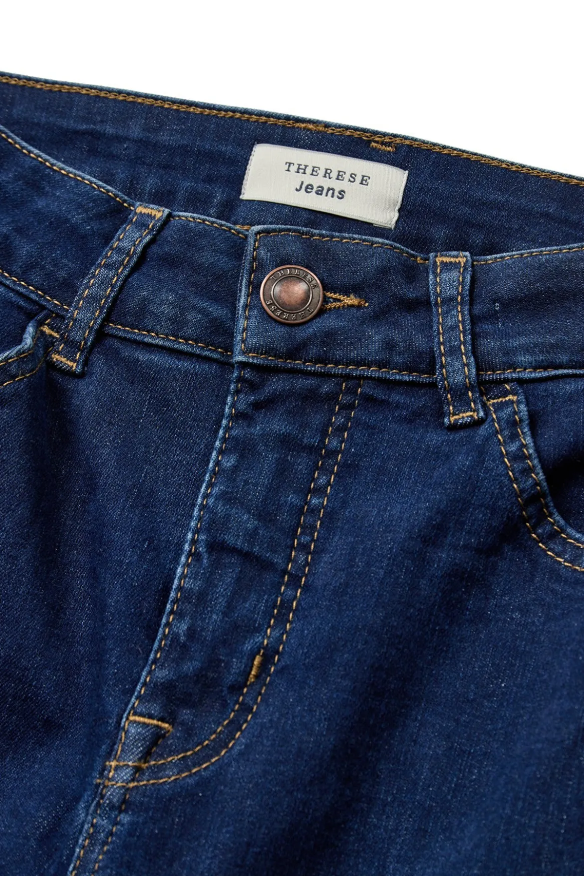 Nynne - Strækbare jeans med lige ben