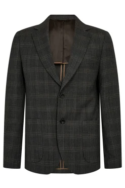 Oskar - Klassisk uldblazer i ternet design