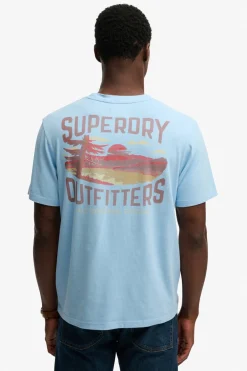 OUTDOORS MOUNTAIN - Kortærmet t-shirt i relaxed fit