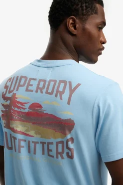 OUTDOORS MOUNTAIN - Kortærmet t-shirt i relaxed fit