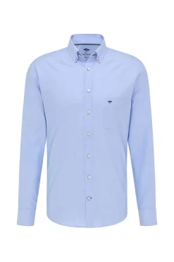 Oxford - Stribet skjorte med button-down krave