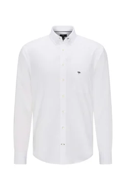 Oxford - Stribet skjorte med button-down krave