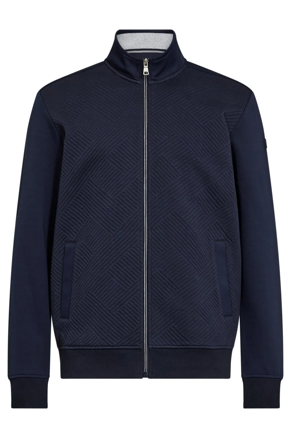 Planet - Sweatshirtjakke med struktur