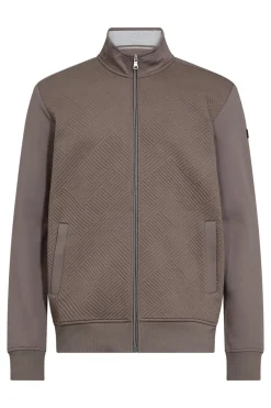 Planet - Sweatshirtjakke med struktur