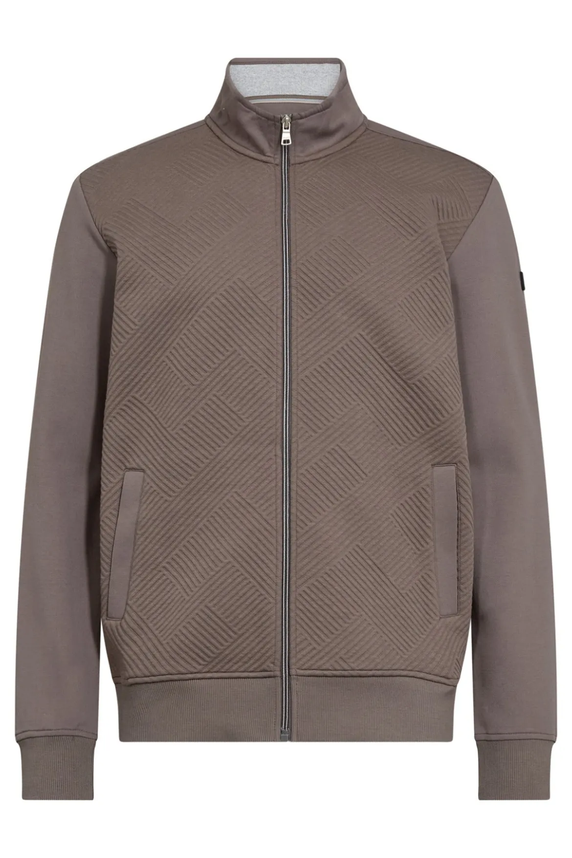 Planet - Sweatshirtjakke med struktur