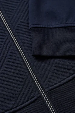 Planet - Sweatshirtjakke med struktur