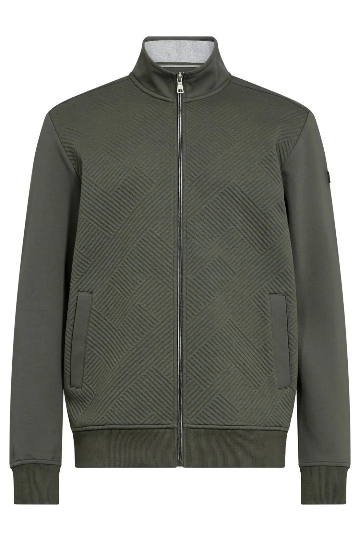 Planet - Sweatshirtjakke med struktur