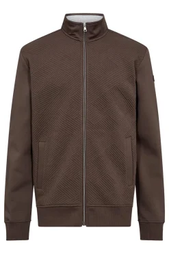 Planet - Sweatshirtjakke med struktur