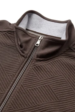 Planet - Sweatshirtjakke med struktur