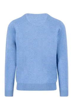 Pullover med rund hals