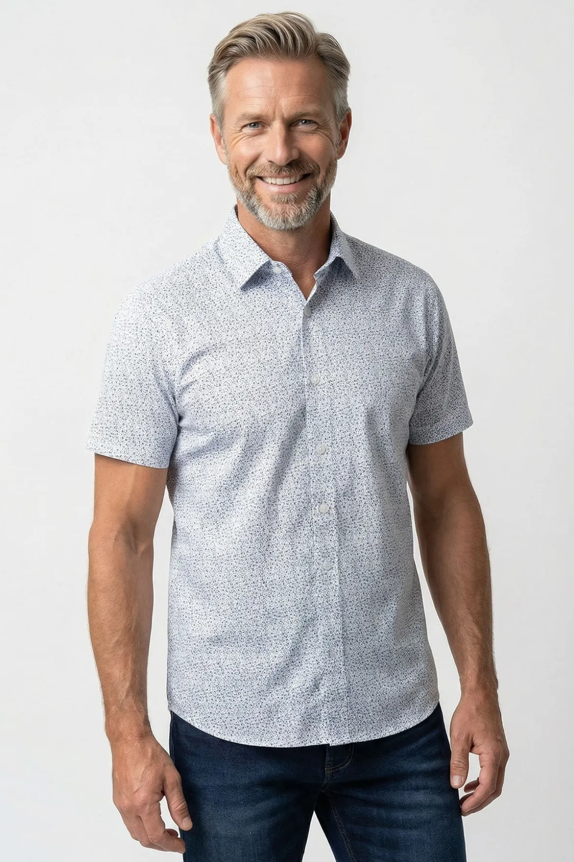 Ravi SS - Kortærmet jersey skjorte med ultra stretch