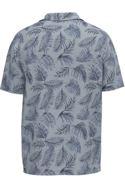 Resortshirt - Kortærmet skjorte med palmeprint
