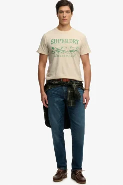 RETRO OUTDOOR - Afslappet t-shirt med print