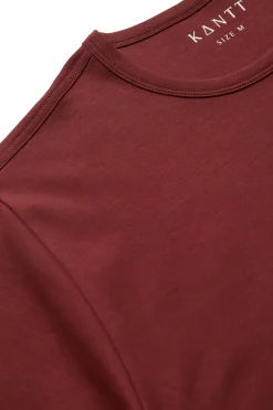 Sam - Basic T-shirt i tætstrikket kvalitet