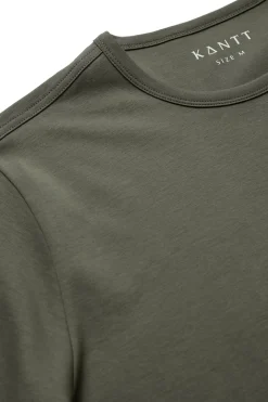 Sam - Basic T-shirt i tætstrikket kvalitet