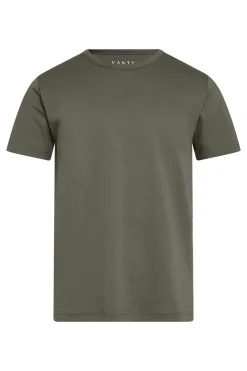 Sam - Basic T-shirt i tætstrikket kvalitet