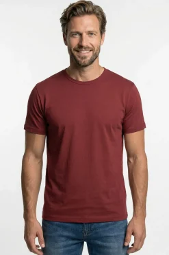Sam - Basic T-shirt i tætstrikket kvalitet