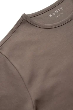 Sam - Basic T-shirt i tætstrikket kvalitet