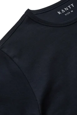 Sam - Basic T-shirt i tætstrikket kvalitet