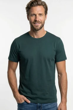 Sam - Basic T-shirt i tætstrikket kvalitet