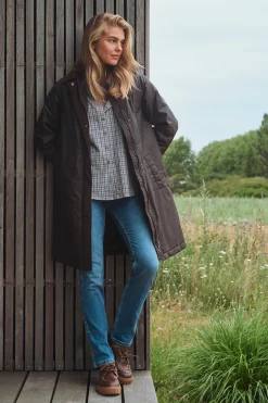 Sarah - Flared jeans med stræk