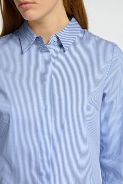 SELECTED FEMME SLFROMIE LS STRIPED FITTED SHIRT NOOS