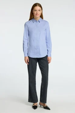 SELECTED FEMME SLFROMIE LS STRIPED FITTED SHIRT NOOS