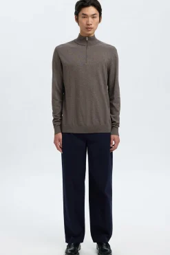 SELECTED HOMME SLHBERG LS HALF ZIP NOOS