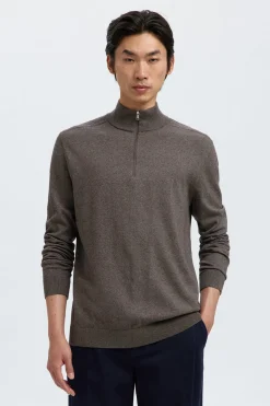 SELECTED HOMME SLHBERG LS HALF ZIP NOOS