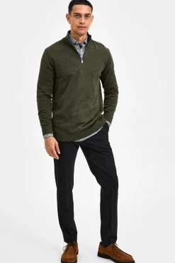 SELECTED HOMME SLHBERG LS HALF ZIP NOOS