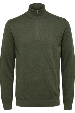 SELECTED HOMME SLHBERG LS HALF ZIP NOOS