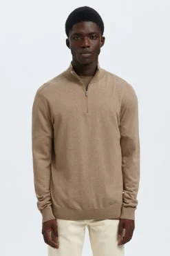 SELECTED HOMME SLHBERG LS HALF ZIP NOOS