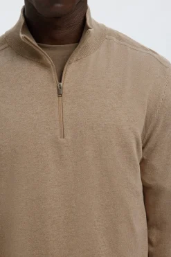 SELECTED HOMME SLHBERG LS HALF ZIP NOOS