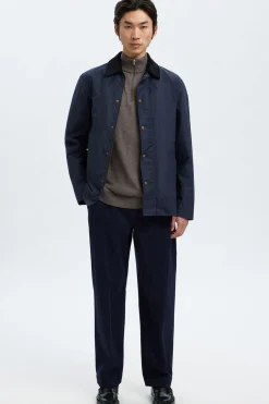 SELECTED HOMME SLHBERG LS HALF ZIP NOOS