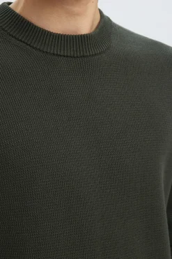 SELECTED HOMME SLHDANE LS KNIT STRUCTURE CREW NECK NOOS