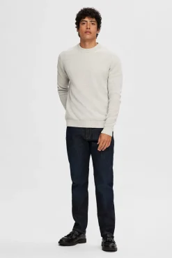 SELECTED HOMME SLHDANE LS KNIT STRUCTURE CREW NECK NOOS
